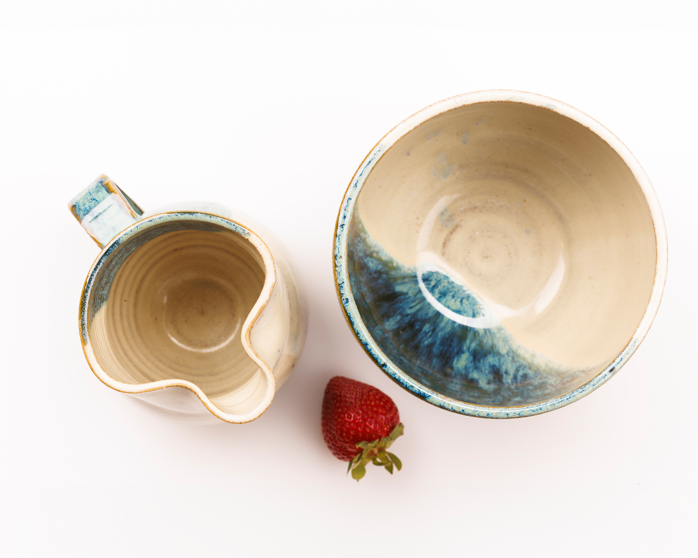 Strawberry from above